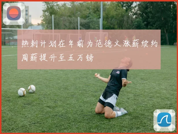 热刺计划在年前为范德文涨薪续约周薪提升至五万镑